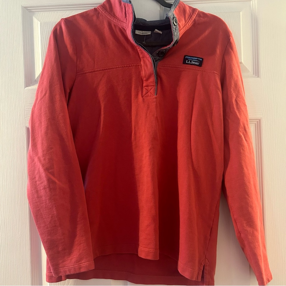 L.L. Bean Button-Up Pullover